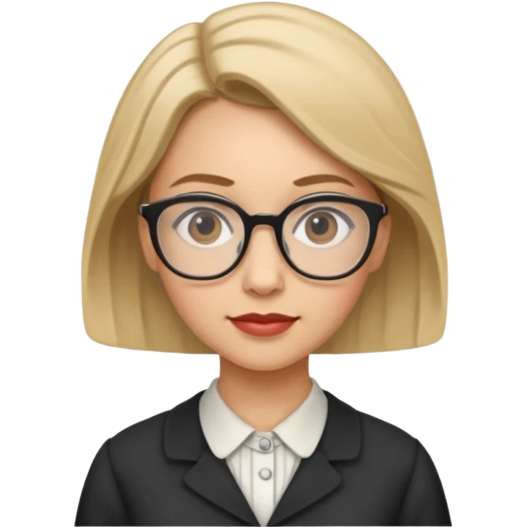 young female teacher, modest, poor, kind, 20th century clothing emoji