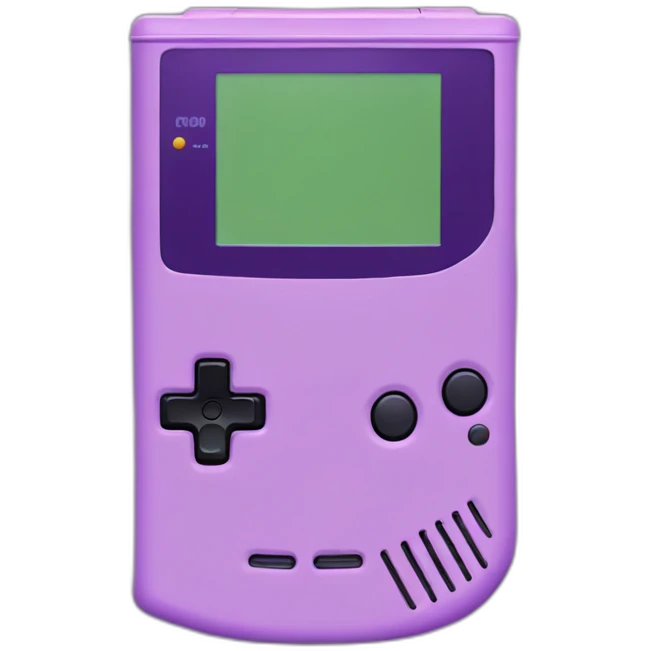GameBoy Color Atomic Purple emoji