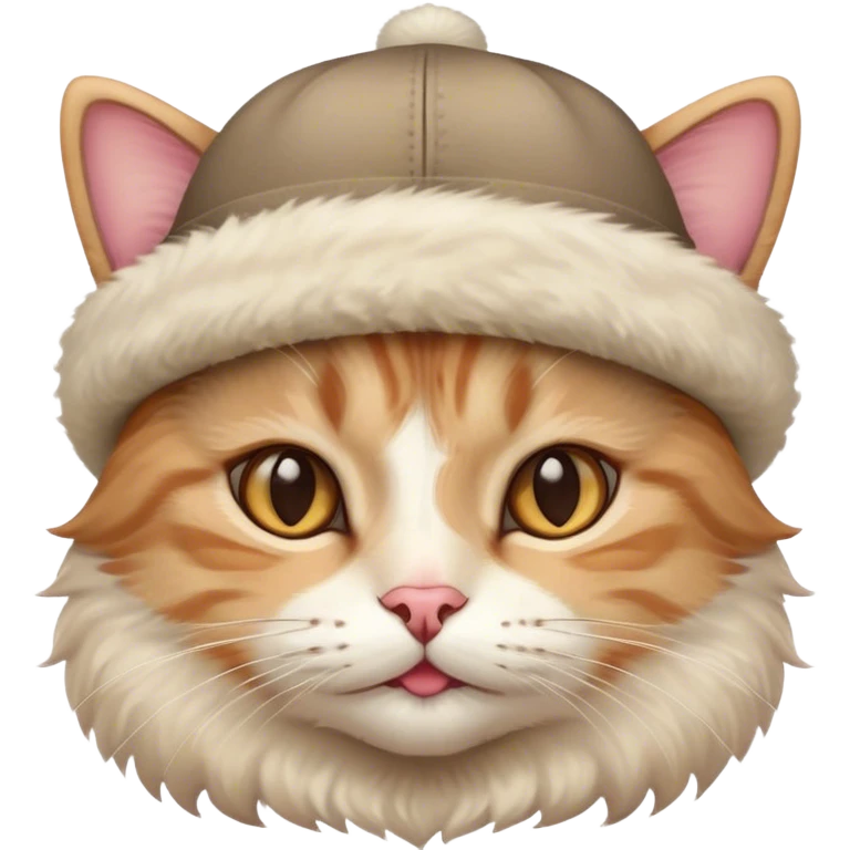 Cat wearing a hat emoji
