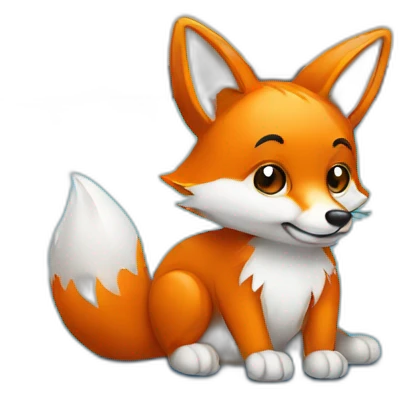 fox with laptop emoji