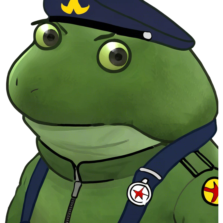bufo dressed as pilot, zoomed out emoji
