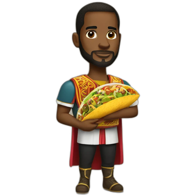 King Leborn James holding Taco emoji