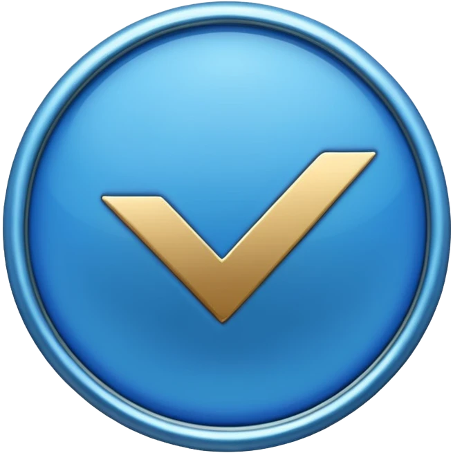 Verified blue check emoji