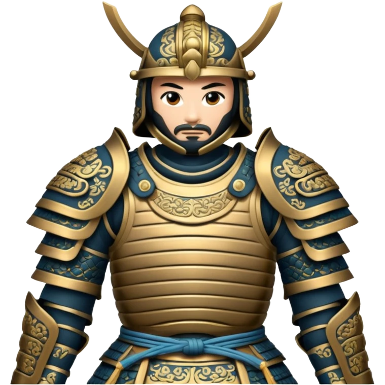 asia samurai armor without a person emoji