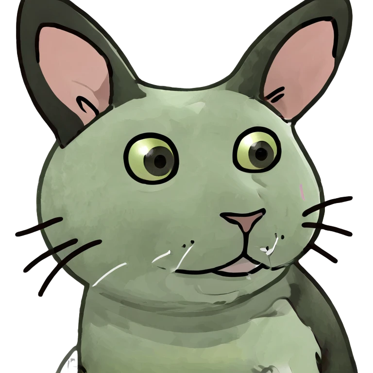 Cat with rabbit ears emoji