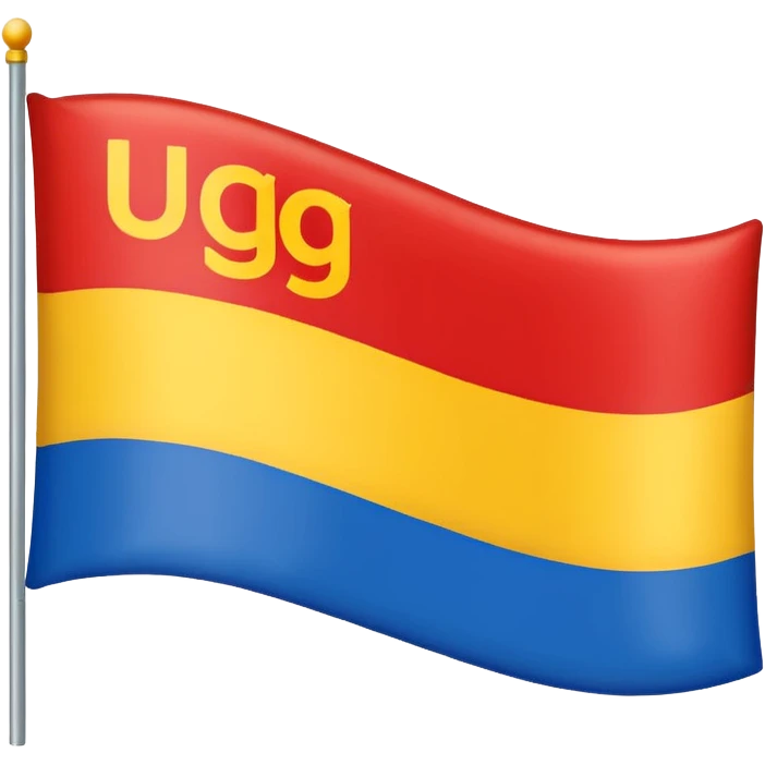 Flaghaving UG on it emoji