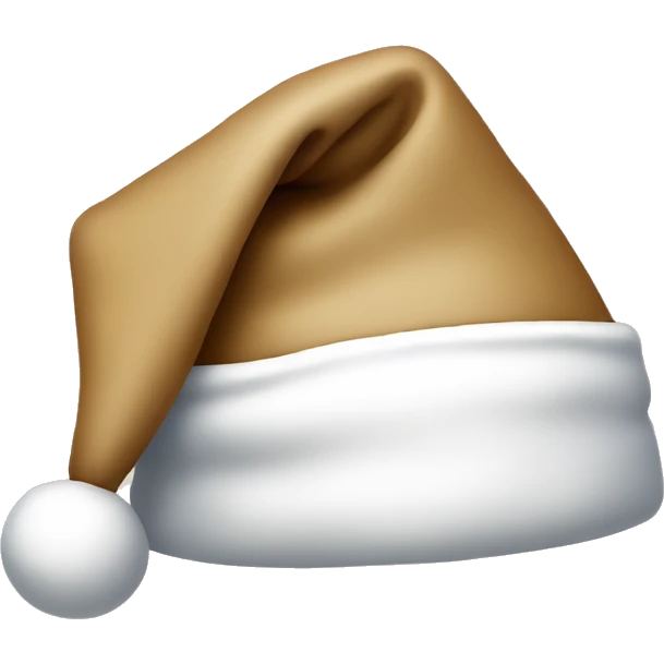 Beige santa hat emoji