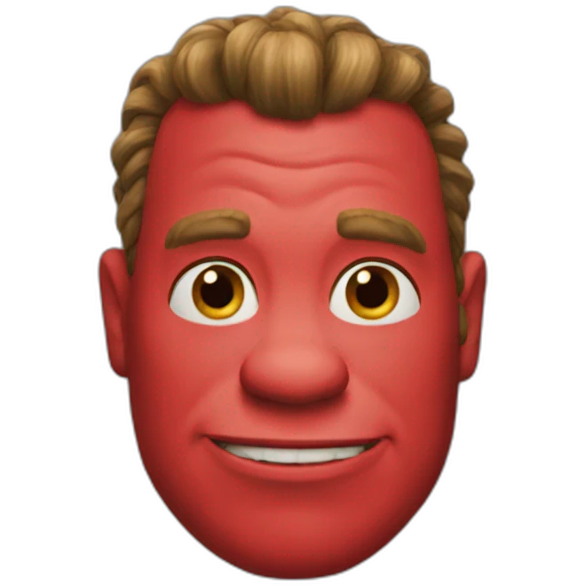 red-shrek emoji