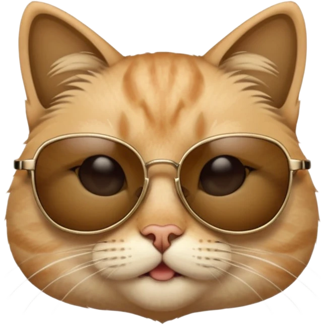 Cat wearing sunglasses emoji