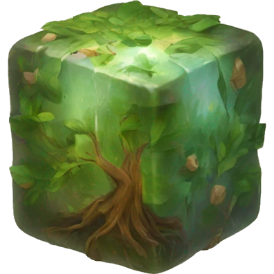 nature healing cube emoji