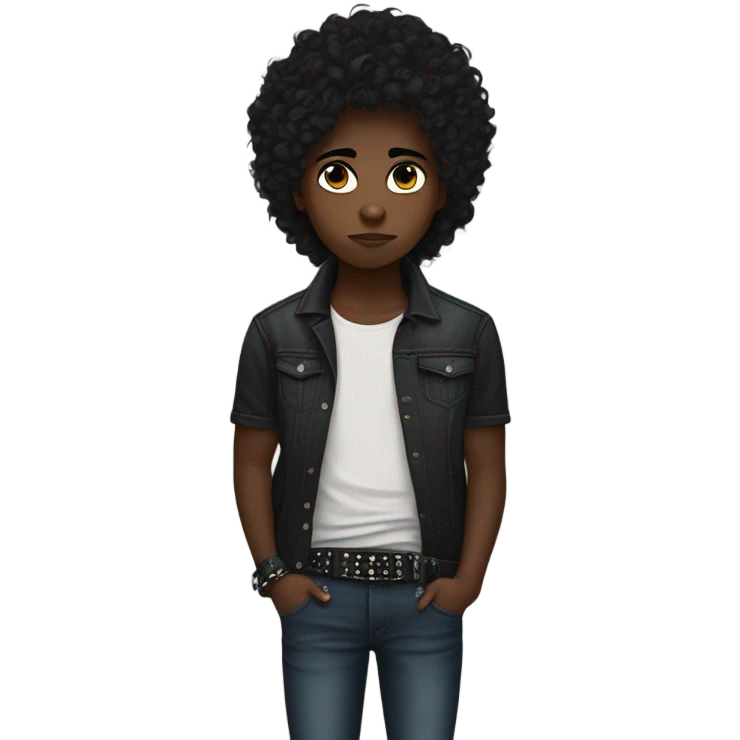 A emo boy emoji
