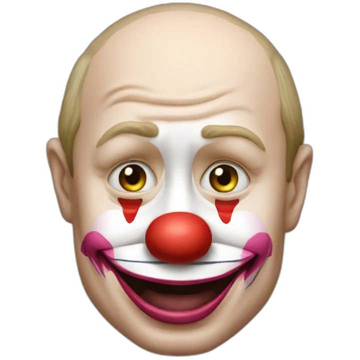Putin as a clown emoji