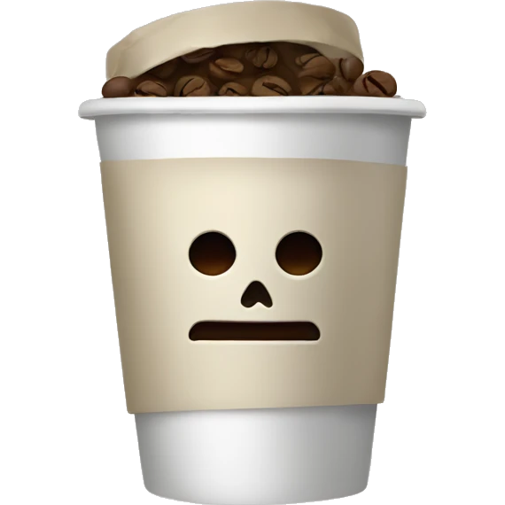 dead coffee emoji