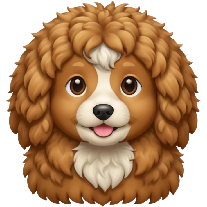 All light brown cavapoochon emoji