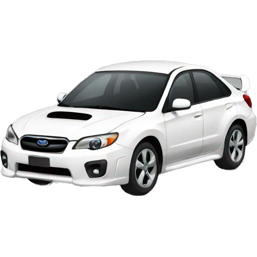 White Subaru emoji