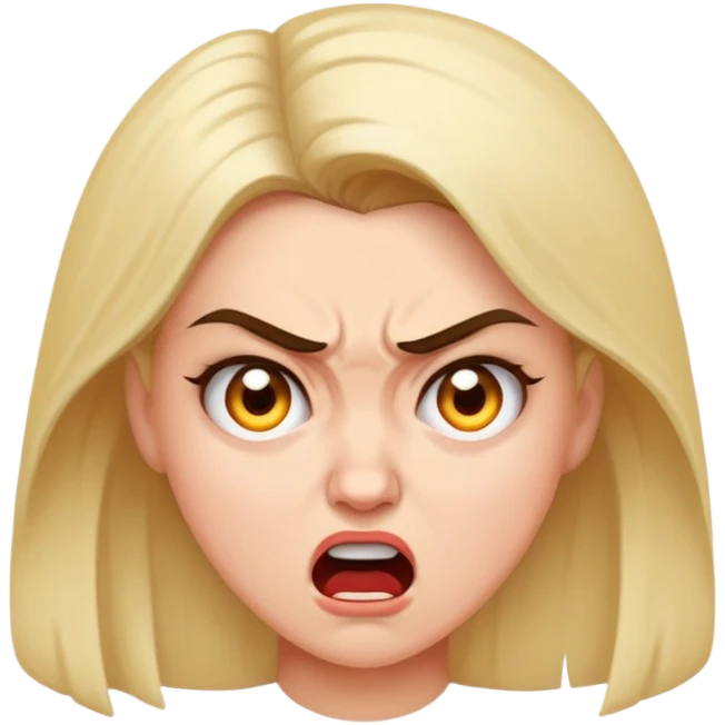 Woman swearing  emoji