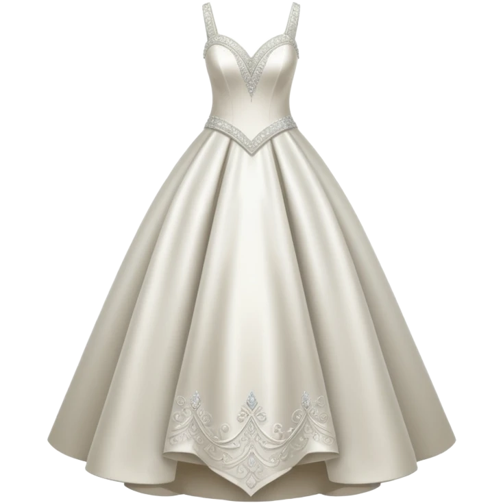 Hyper Realistic ornate detailed Wedding dress displays with diamanté  emoji