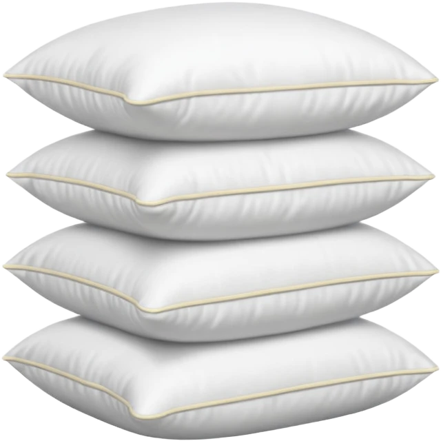 white pillow stack emoji