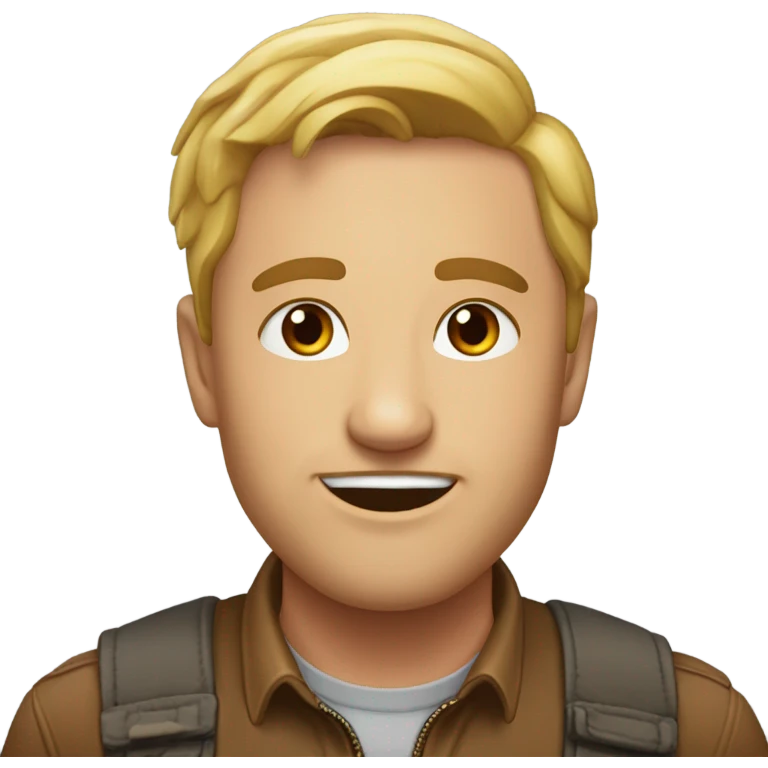Булочка с корицей и глазурью emoji