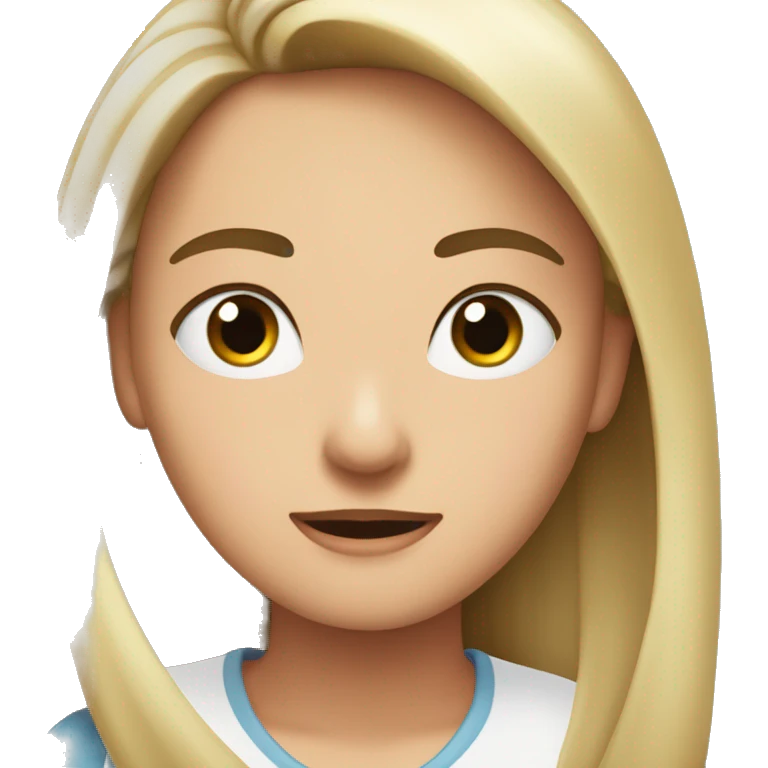 Cara nerviosa y enamorada emoji