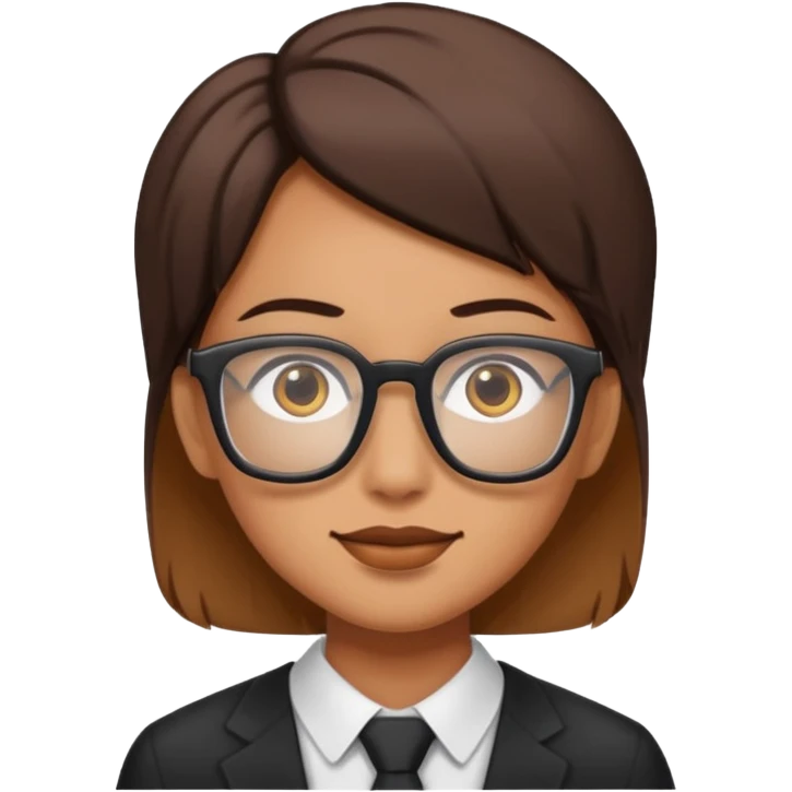 square frame glasses emoji