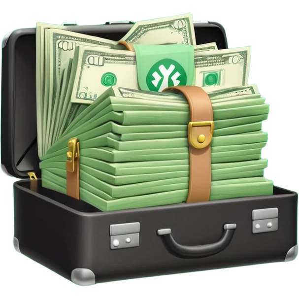 open wifi money filled briefcase emoji