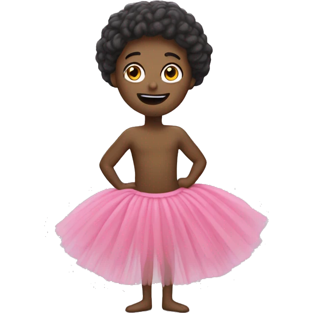 Un caca avec un tutu emoji