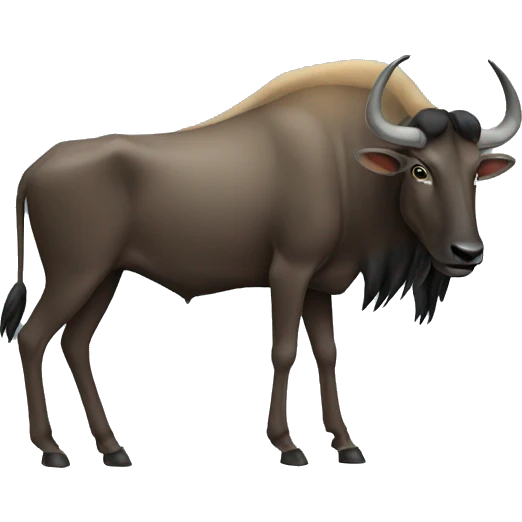 wildebeest emoji
