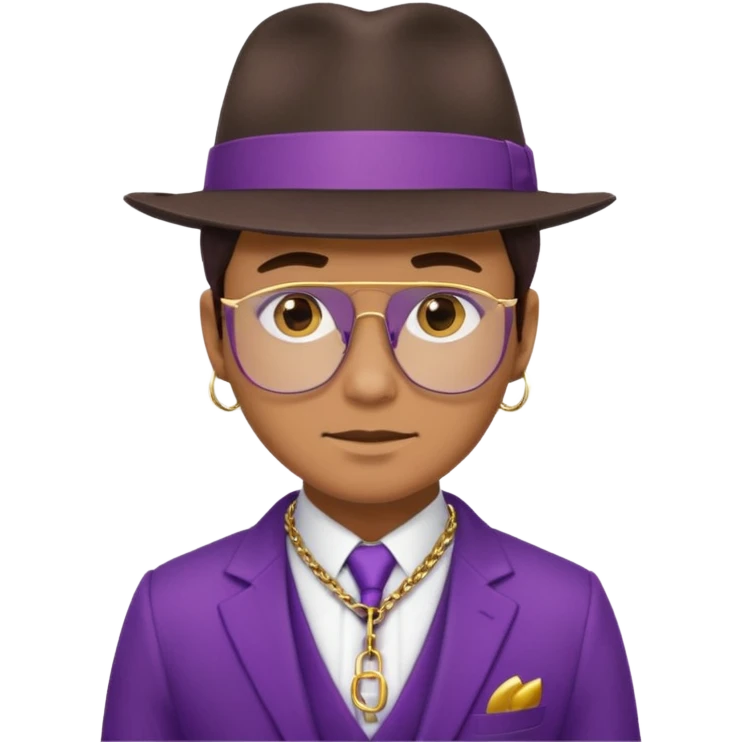 Black pimp emoji
