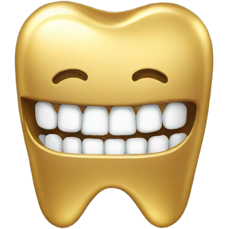 Gold tooth emoji