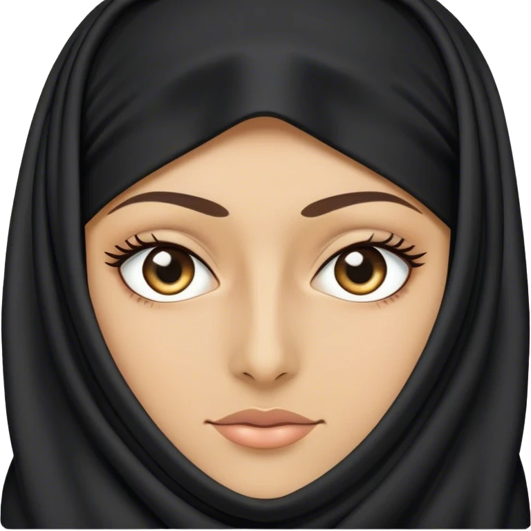 Niqab nice eyes emoji