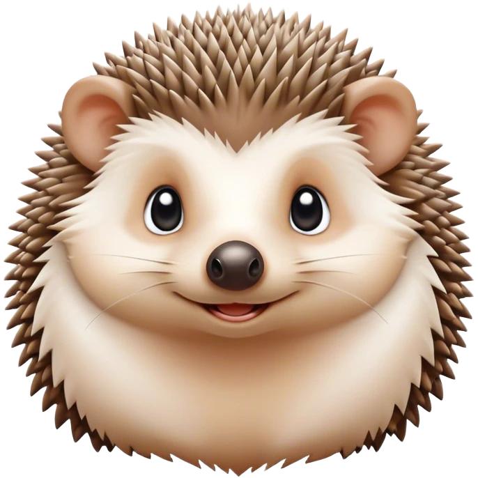 adorable hedgehog emoji