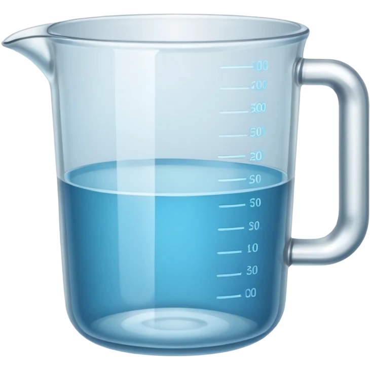 Empty Measuring cup glass emoji