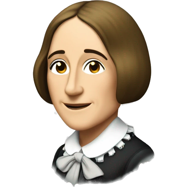 George Eliot (real name Mary Ann Evans) british writer emoji