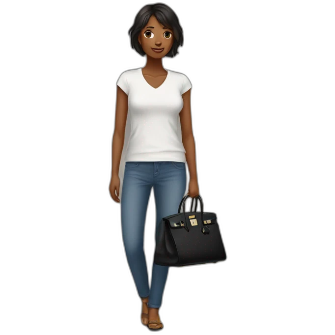 black birkin emoji