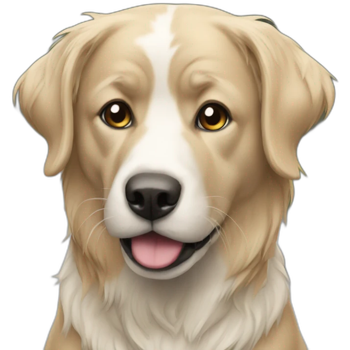 Chat sur chien  emoji