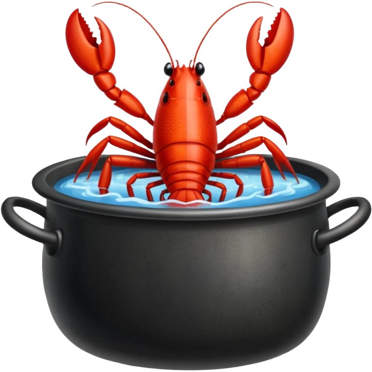 crayfish in a pot emoji