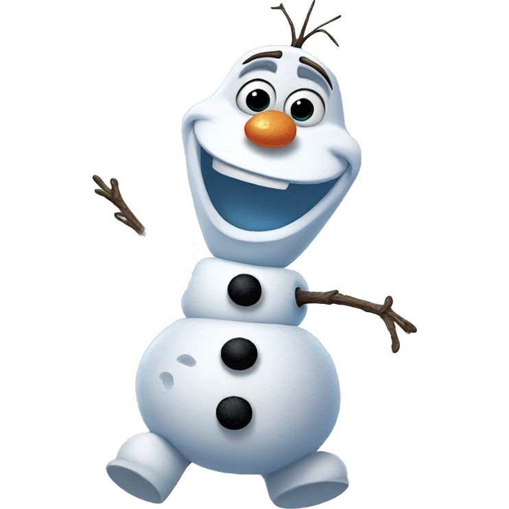 Olaf from Frozen emoji
