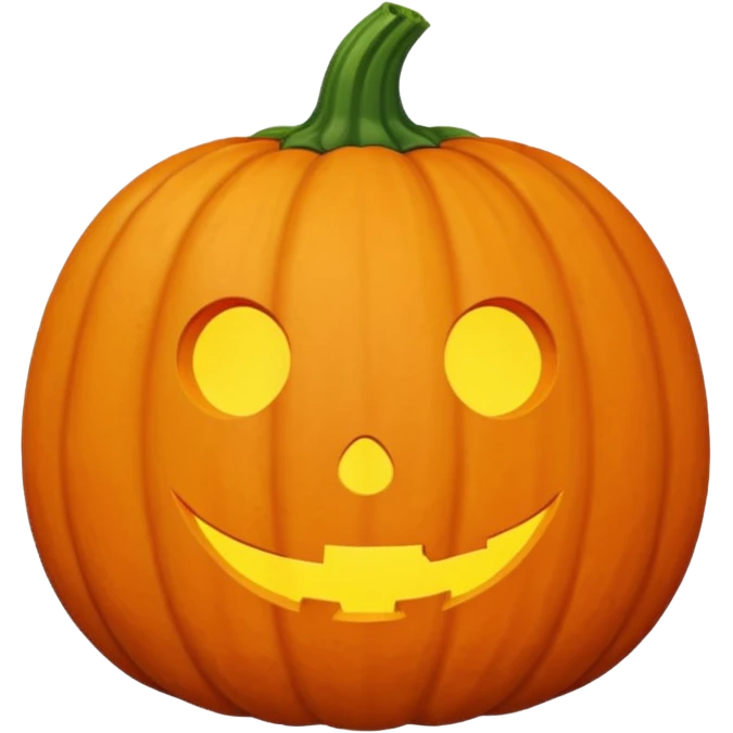 pumpkin without face emoji
