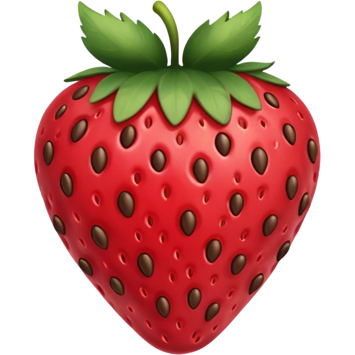 Chocolate covered strawberry  emoji