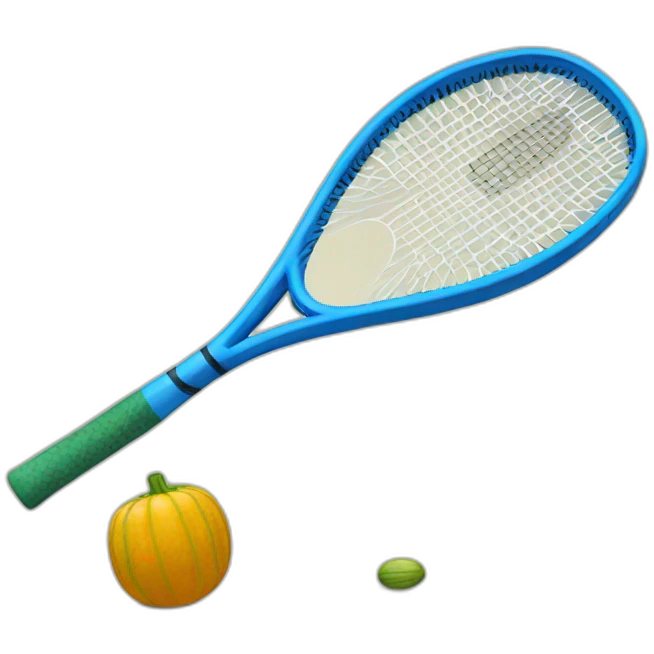 Squash racket emoji