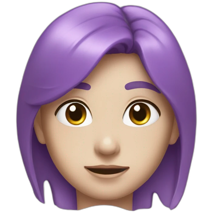 Cœur violet emoji