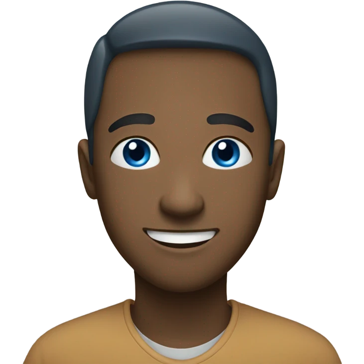 Blue emoji comfort emoji