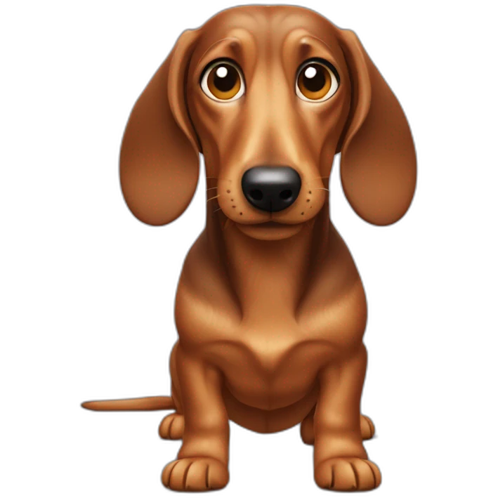 wired hair dachshound emoji