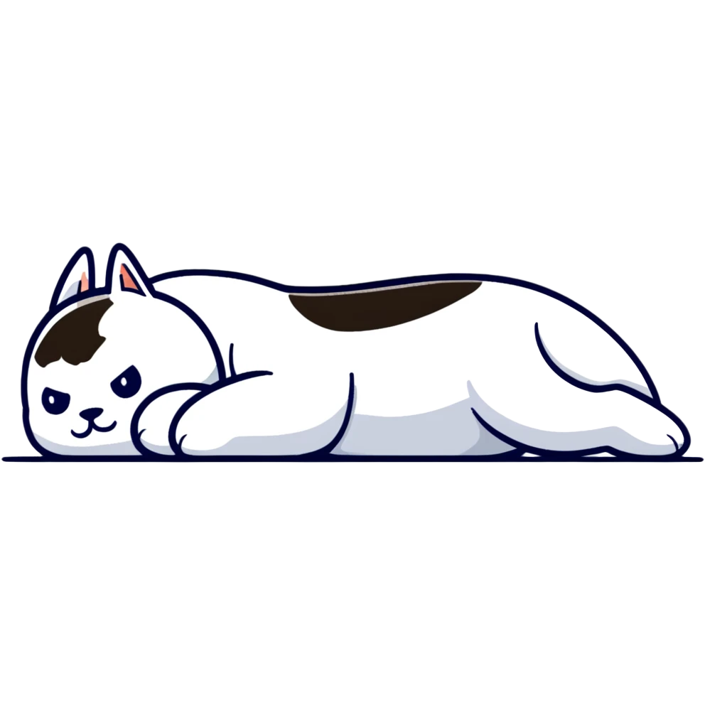 A character named Boksil lying down flat with a disappointed, defeated expression, looking completely discouraged emoji