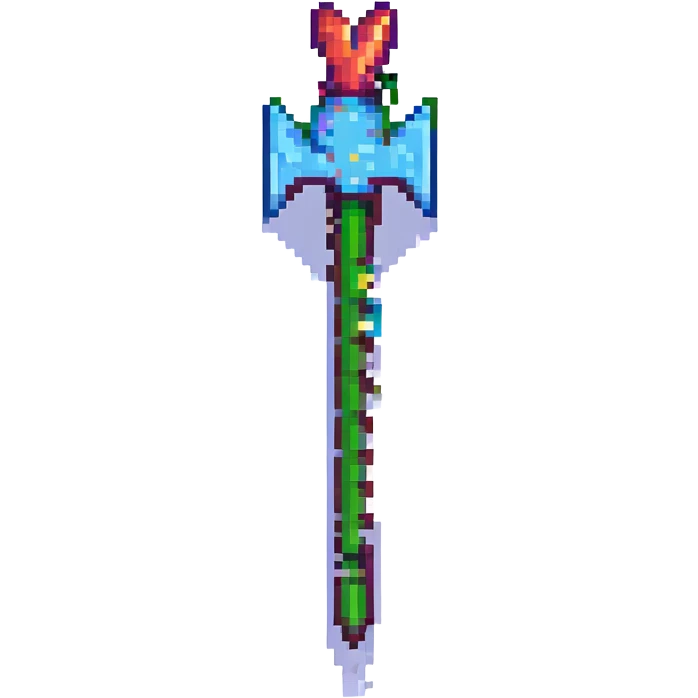 pixel art arrow, bright colors, blocky and playful, no text emoji
