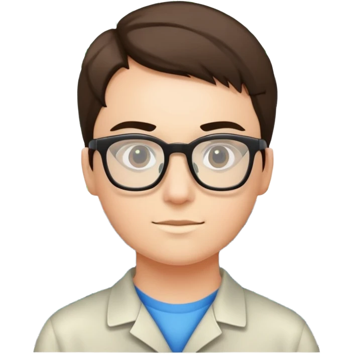 computer programmer with glasses and code symbols emoji