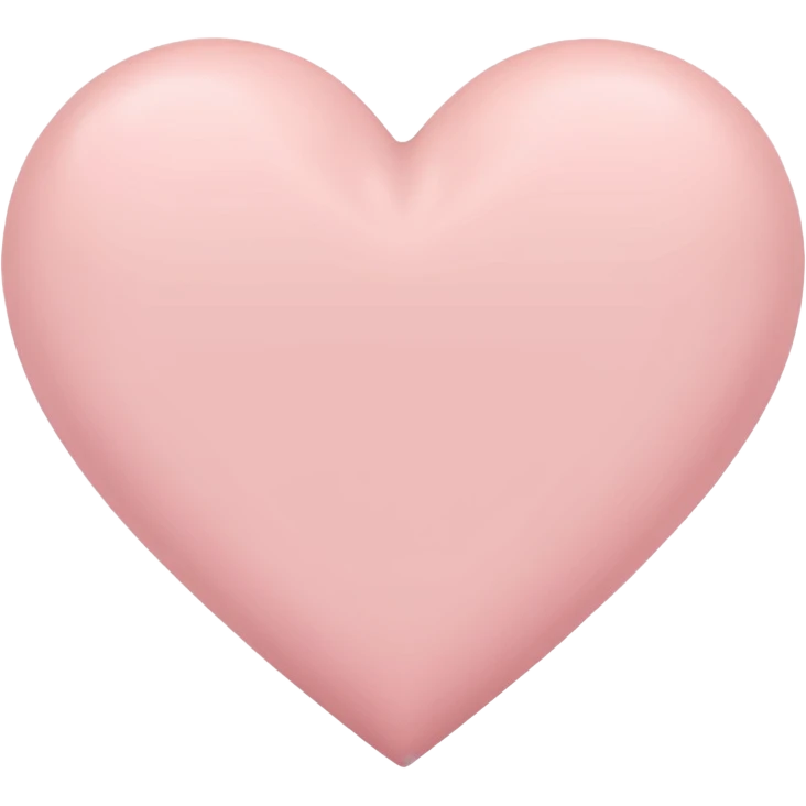pale pink heart emoji