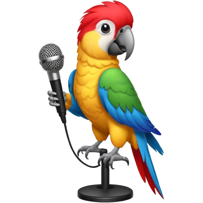 rock n roll parrot emoji