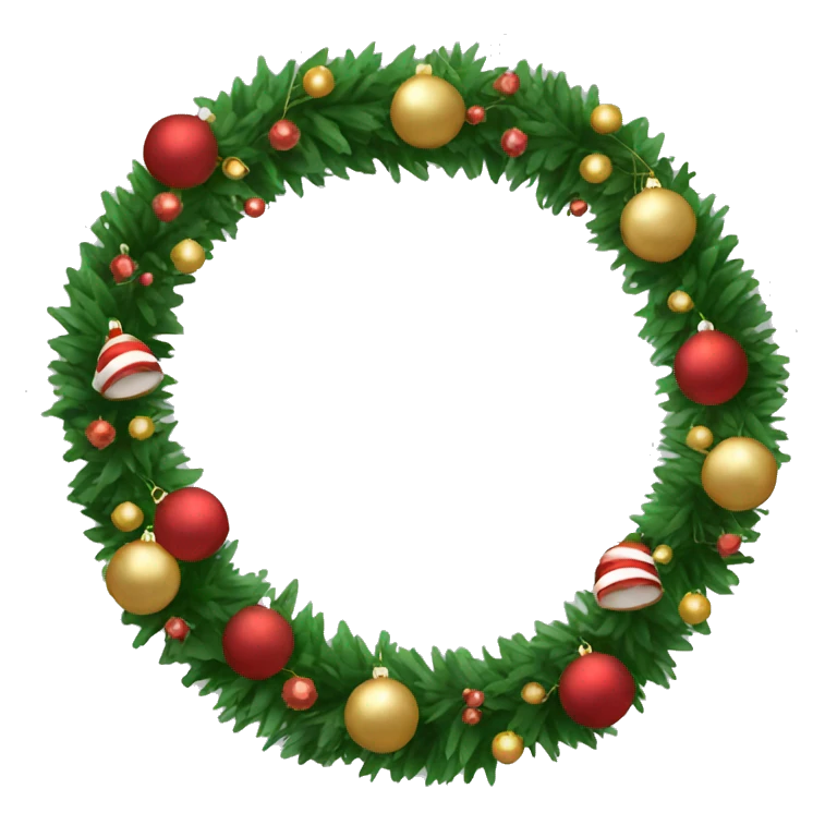 Christmas garland emoji